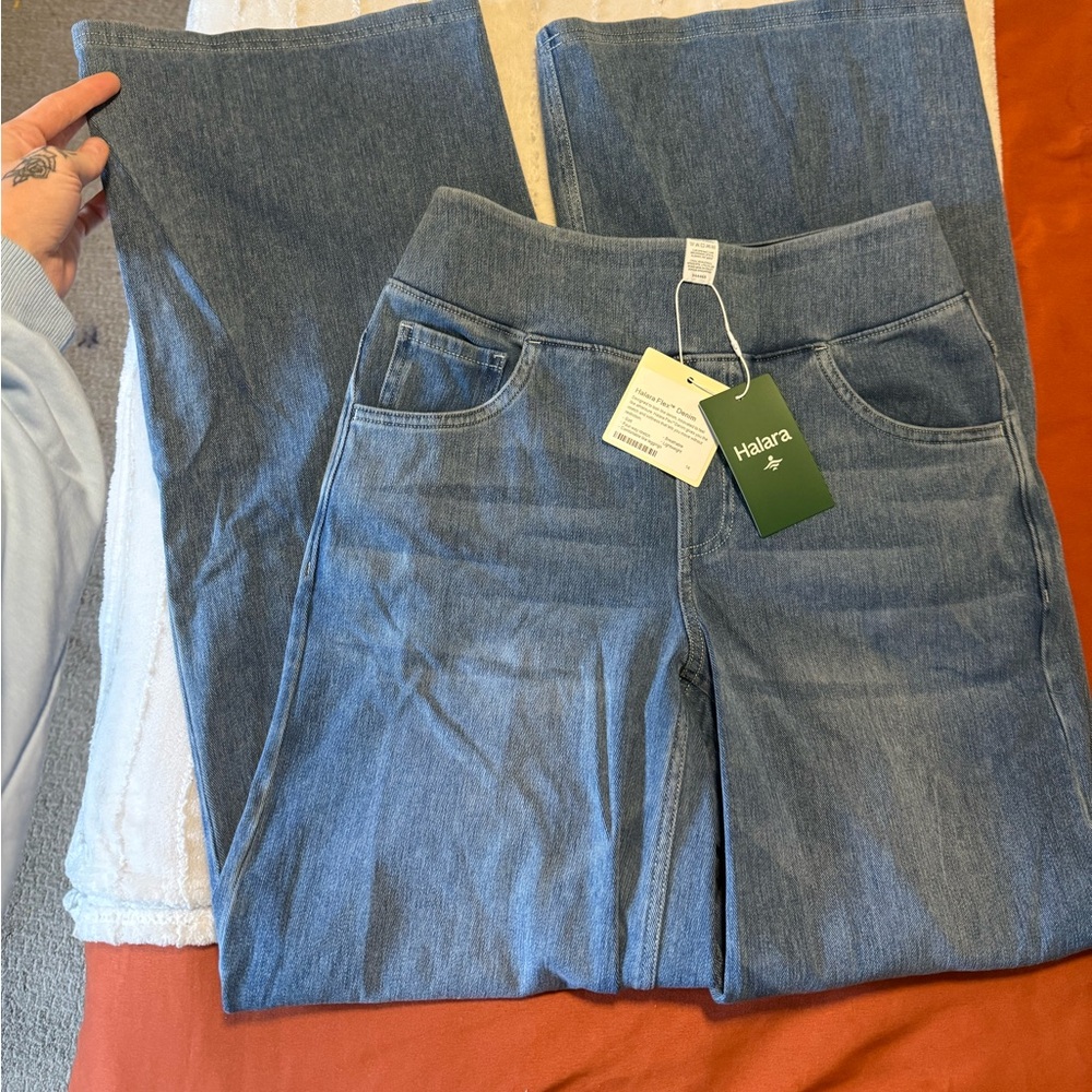 HALARA Light Blue Denim Jeans NWT